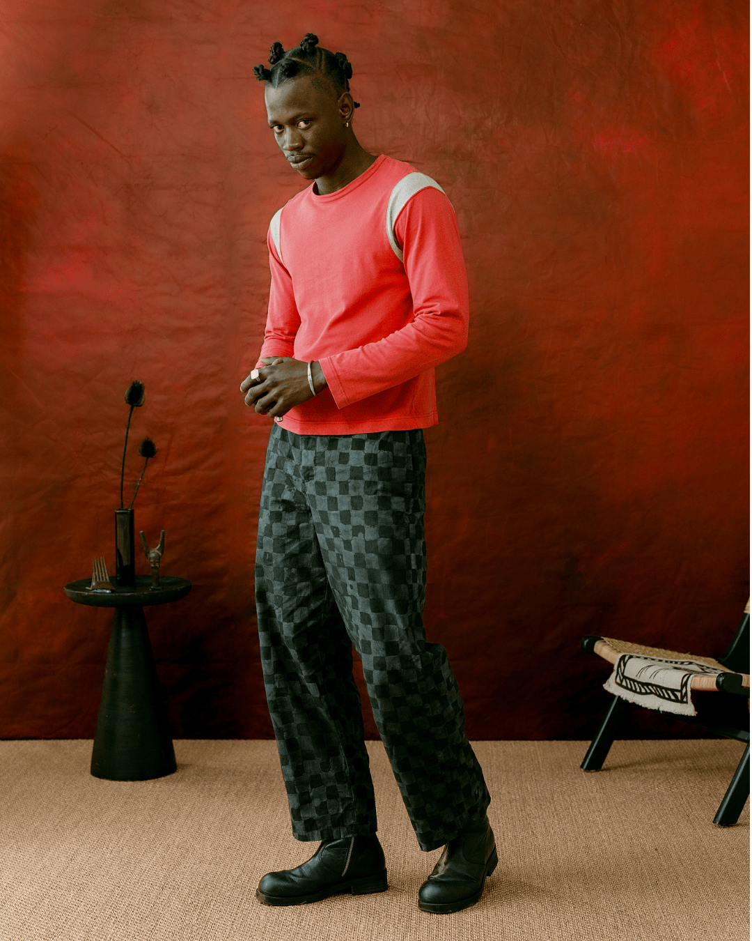 Batik Pant - Grey/ Black Check