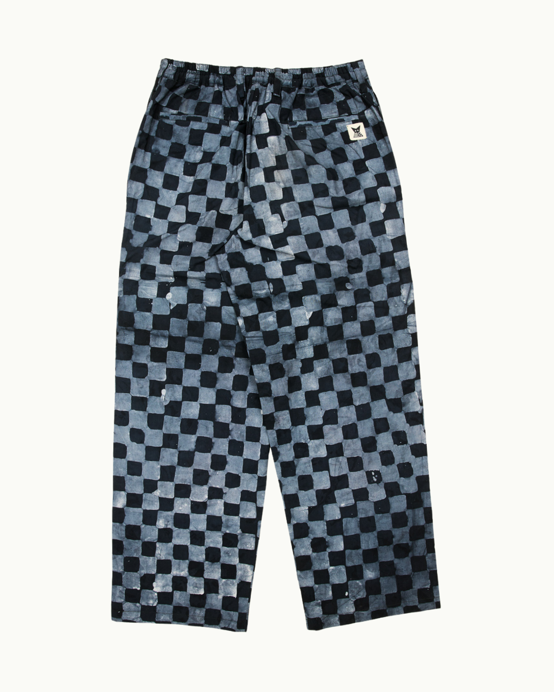 Batik Pant - White/ Black Check