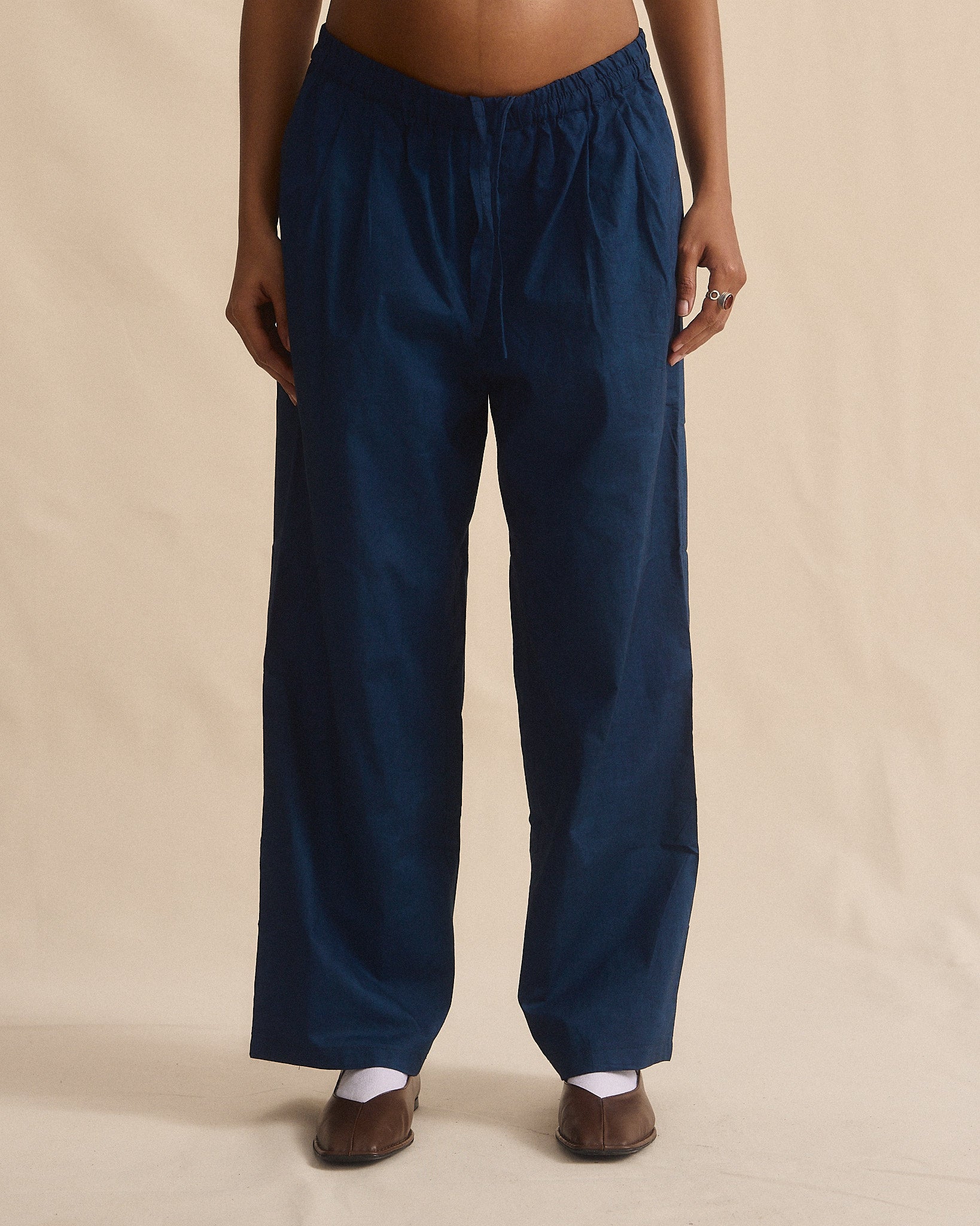 Wide Leg Pant - Blue