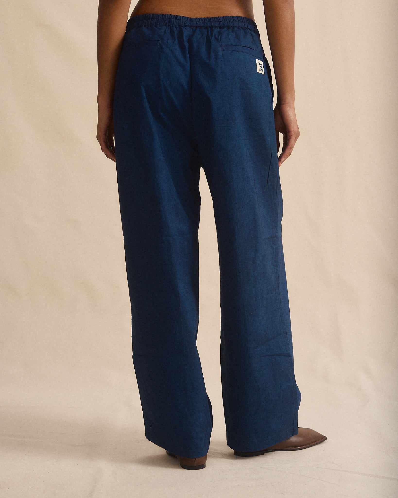 Wide Leg Pant - Blue