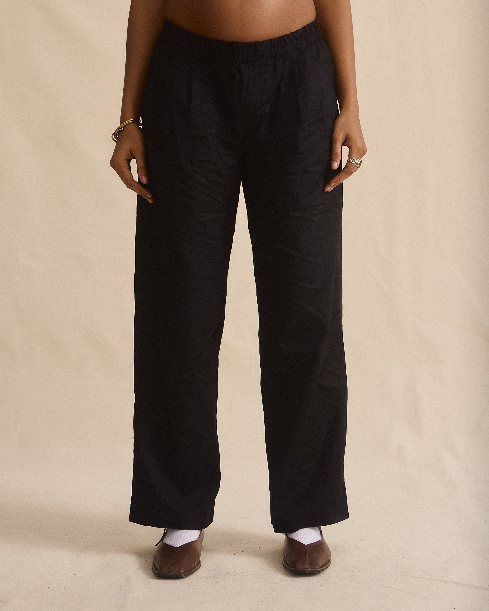 Wide Leg Pant - Black