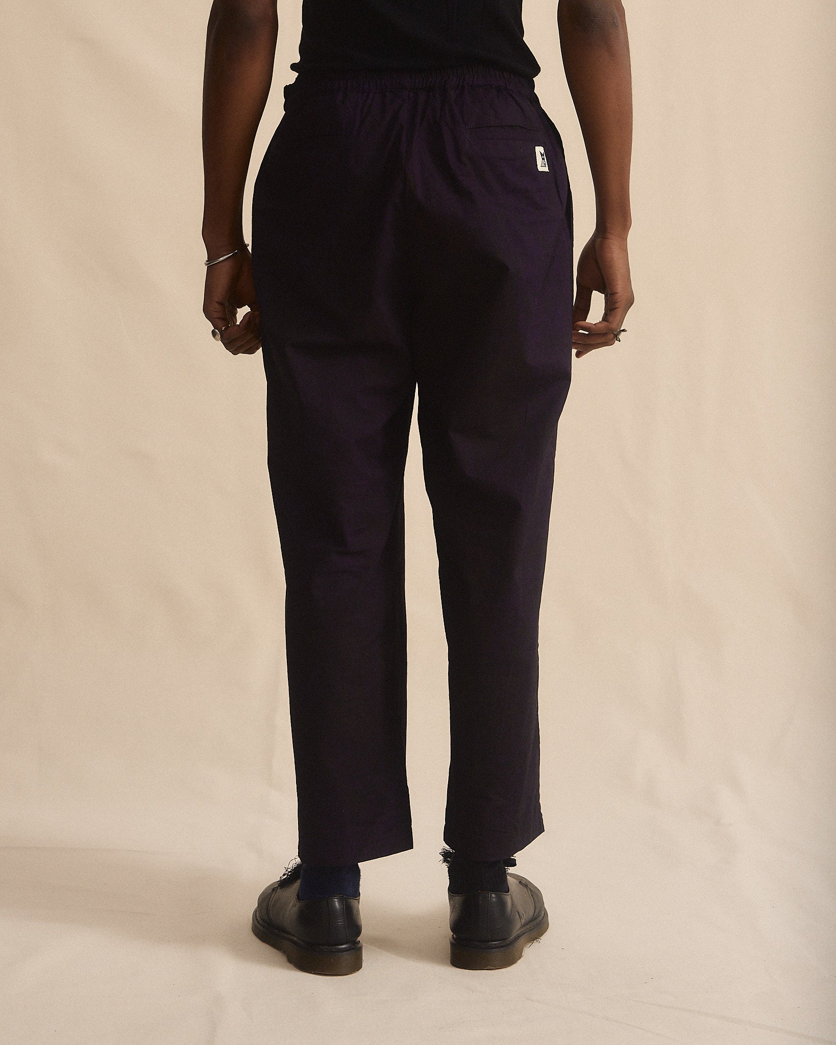 Wide Leg Pant - Aubergine