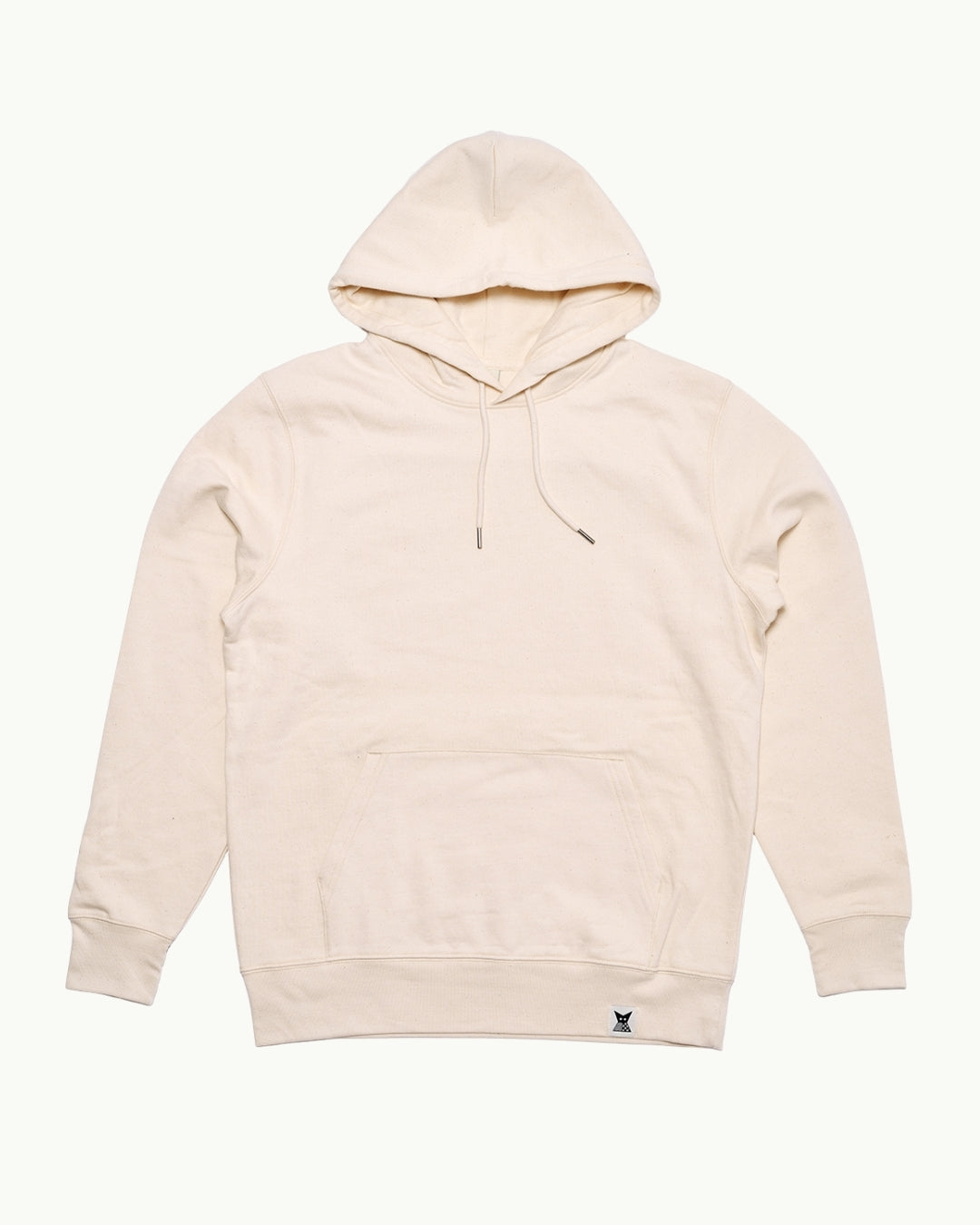 Batik Back Patch Hoodie - Raw w/ Brown/ Beige Check