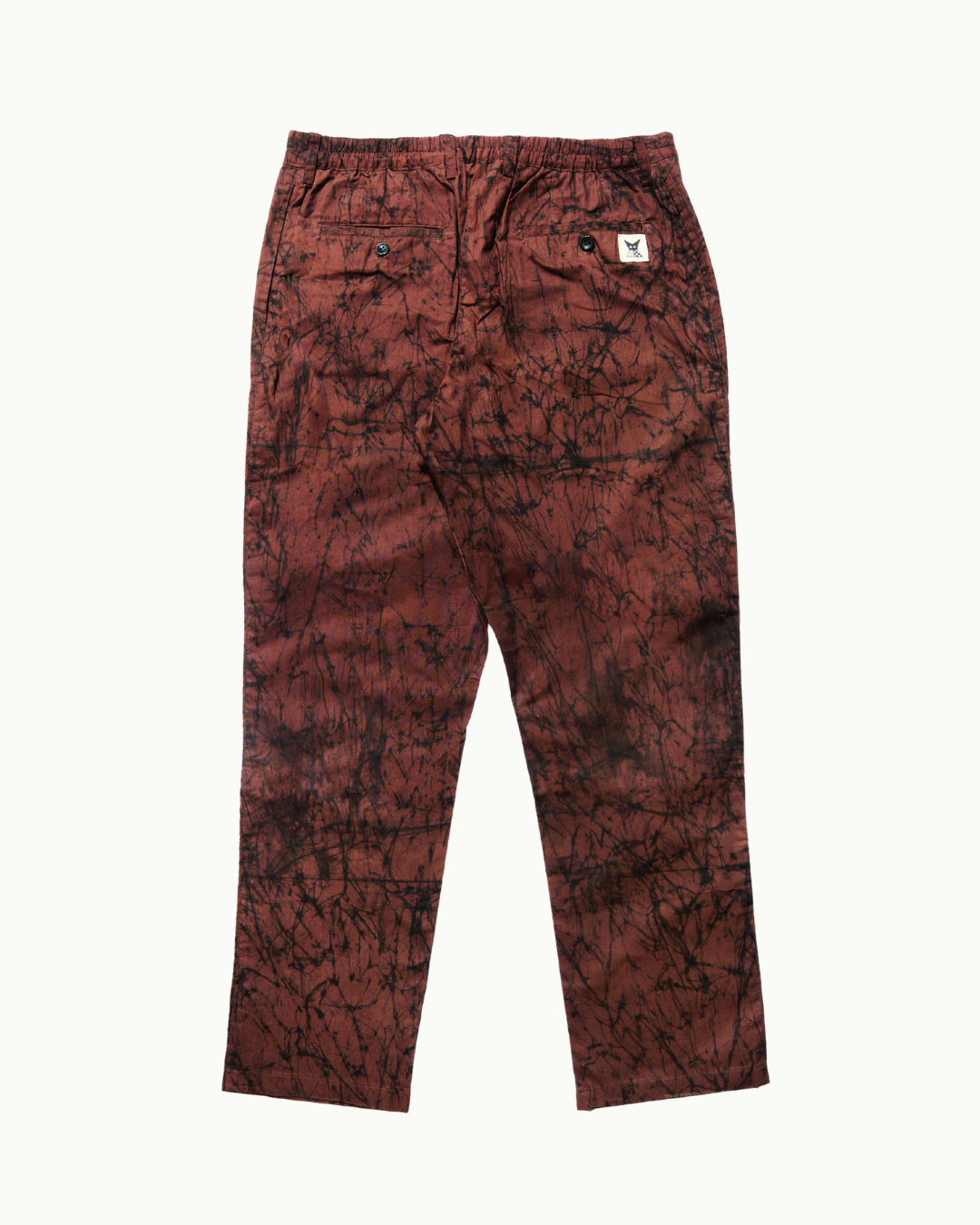 Batik Tapered Pant - Brown