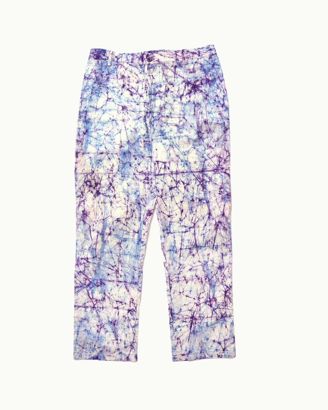 Batik Tapered Pant - Blue/ Purple