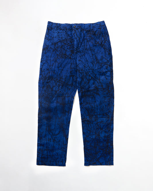 Batik Straight Pant - Blue